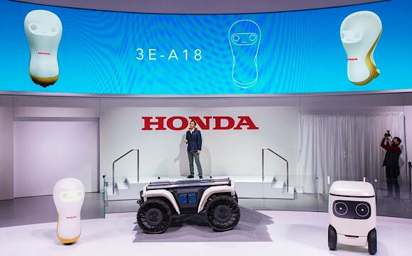 Honda, CES 2018'de geleceği tanıttı...