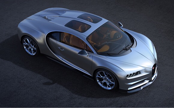 Bugatti Chiron'a cam tavan seçeneği...