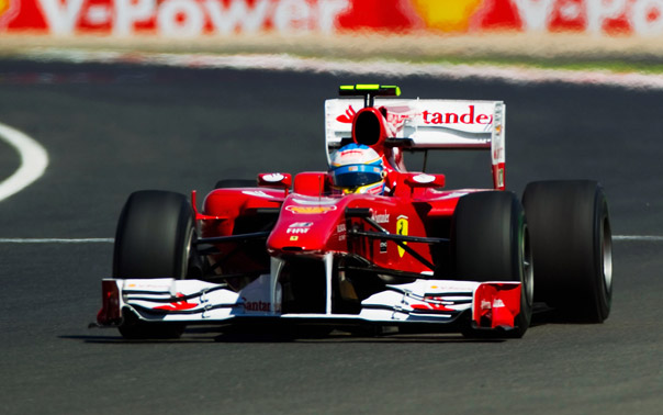 Fernando Alonso, Shell yakıtını test etti