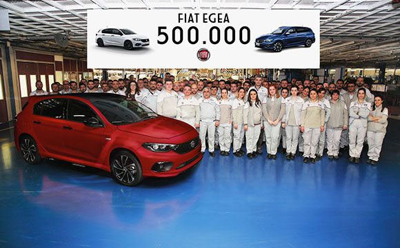 Fiat Egea üretimi 500.000 adede ulaştı