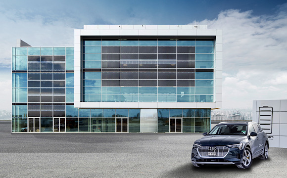 Audi'den ekolojik showroom konsepti