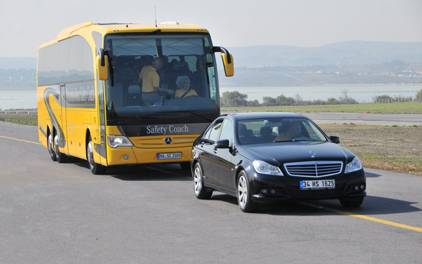 Mercedes-Benz otobüsleri ve güvenlik!