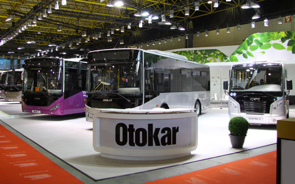 Otokar, 5 farklı ürün grubuyla Busworld'deydi