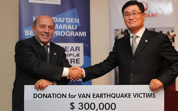 Hyundai'den Van depremzedelerine destek