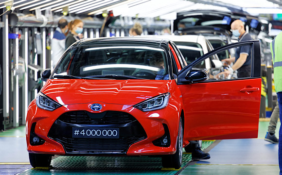 Toyota Yaris üretimi 4 milyon adete ulaştı