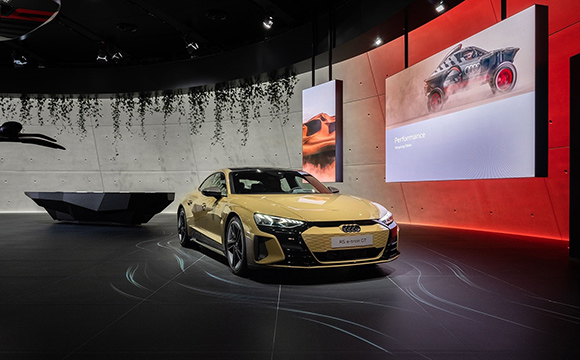 Audi'den sürdürülebilir sergi alanı