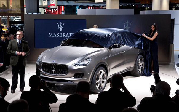 Maserati'nin SUV'si Detroit'te boy gösterdi