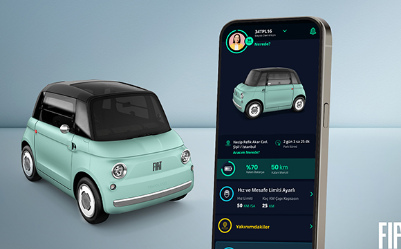 Connect Bağlanabilirlik Uygulaması Fiat Topolino’da