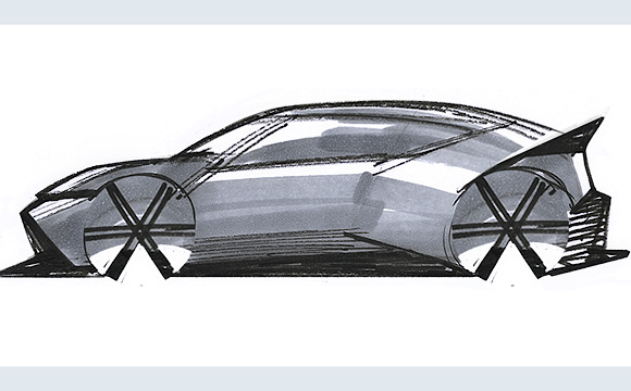 Hyundai, Concept THREE'nin ilk çizimini paylaştı