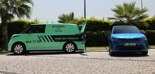 Skoda’nın mobil şarj hizmetine yoğun ilgi