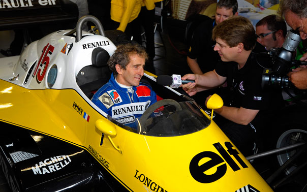 Alain Prost Renault'nun marka elçisi oldu