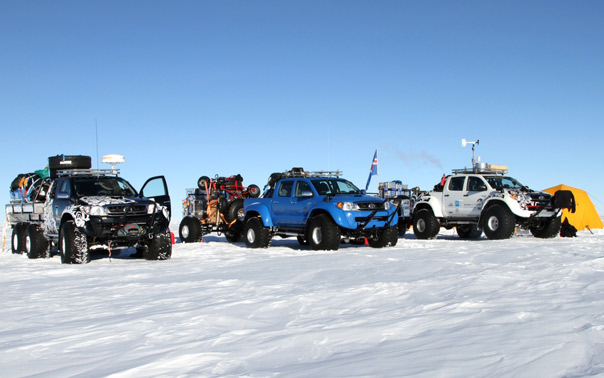 Toyota Hilux Antarktika'yı fethetti