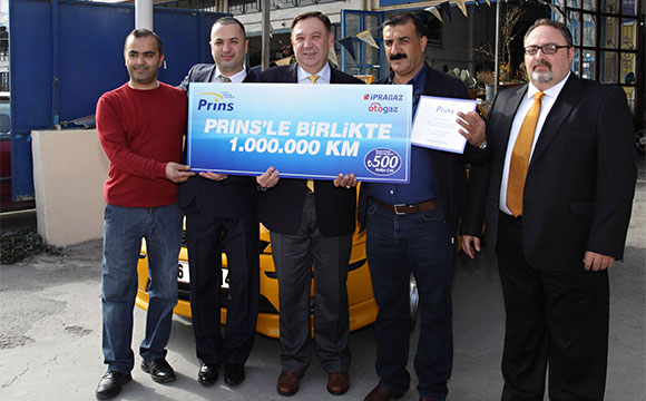LPG'li taksi 1 milyon kilometre yaptı!