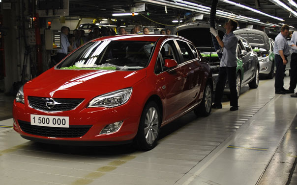 Opel'in Gliwice fabrikası 1.5 milyonu aştı
