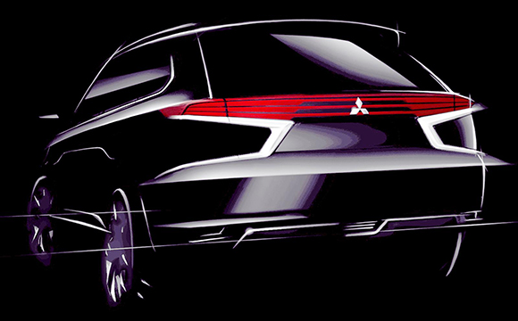 Mitsubishi, Outlander PHEV Concept-S’in tasarım çizimlerini yayınladı