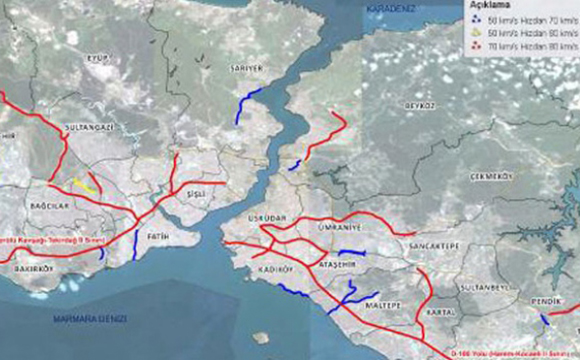 İstanbul’da hız sınırları değişti!