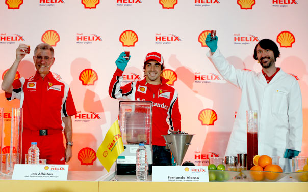 Alonso'nun Shell Helix Ultra kokteyli 