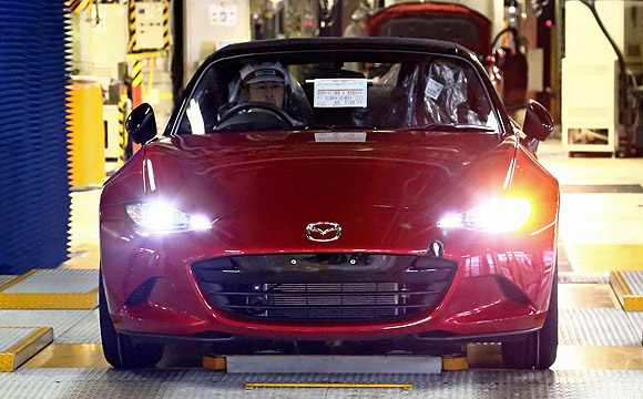 Yeni Mazda MX-5'in üretimi başladı...