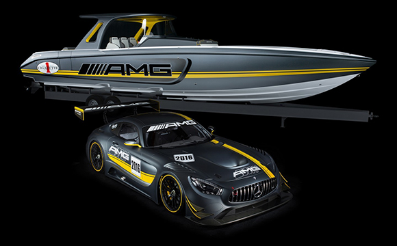 Mercedes-AMG ve Cigarette Racing yeni bir tekne için bir araya geldi