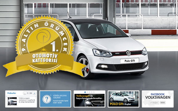 Bir web ödülü de Volkswagen'e