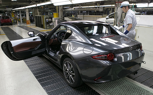 Mazda, MX-5 RF’nin üretimine başladı