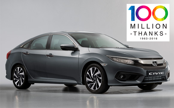 Honda 100 milyonuncu otomobilini üretti