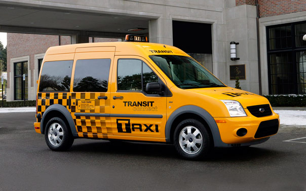 Transit Connect taksi, New York için hazır