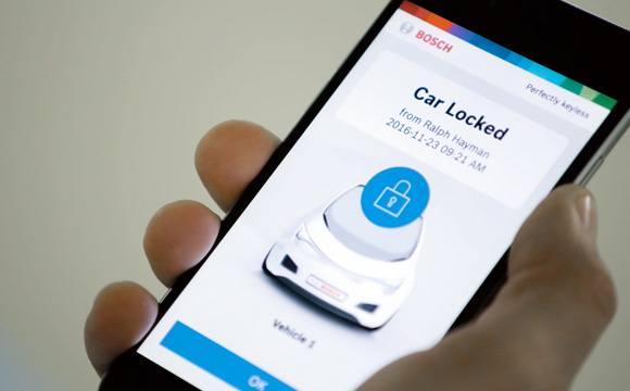 Bosch, akıllı telefonları anahtara dönüştürüyor