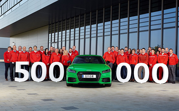 Audi'nin Macaristan fabrikası 500 bin TT üretti