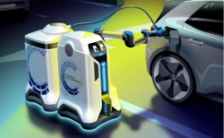 Volkswagen şarj robotu geliştiriyor