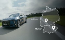 DS N°8 otoyolda 500 kilometreyi aşan menzile ulaştı